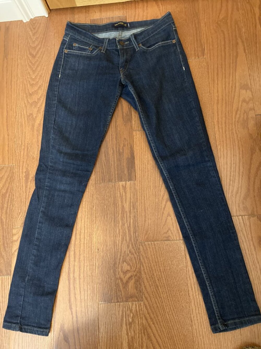 Levis Super low skinny jeans